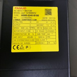 A06B-0245-B100 Fanuc AC Servo Motor aiF 12/3000HV New And Original