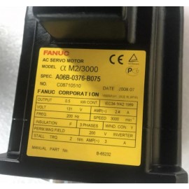 A06B-0376-B075 Fanuc AC Servo Motor aM2/3000 Used