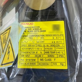 A06B-2075-B400 Fanuc AC Servo Motor BiS 8/3000-B New And Original