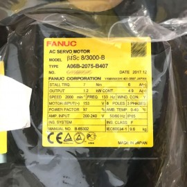 A06B-2075-B407 Fanuc AC Servo Motor BiSc 8/3000-B New And Original