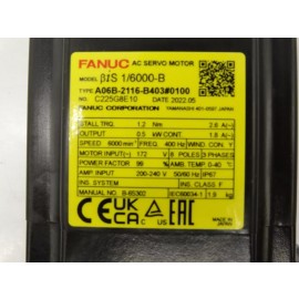 A06B-2116-B403#0100 Fanuc AC Servo Motor BiS 1/6000-B New And Original