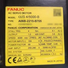A06B-2215-B705 Fanuc AC Servo Motor aiS 4/5000-B New And Original