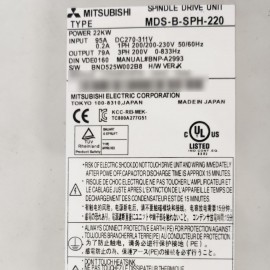 MDS-B-SPH-220 Mitsubishi Spindle Drive Unit Used