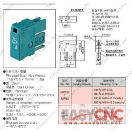 A60L-0001-0046/MP35 Fanuc fuse daito MP35 3.5A new and original