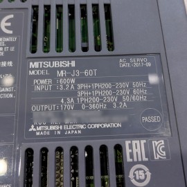 MR-J3-60T Mitsubishi AC Servo Drive New And Original