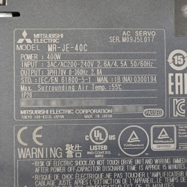MR-JE-40C Mitsubishi AC Servo Drive New