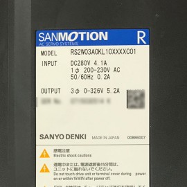 RS2W03A0KL 10XXXXC01 SANYO AC Servo Systems New